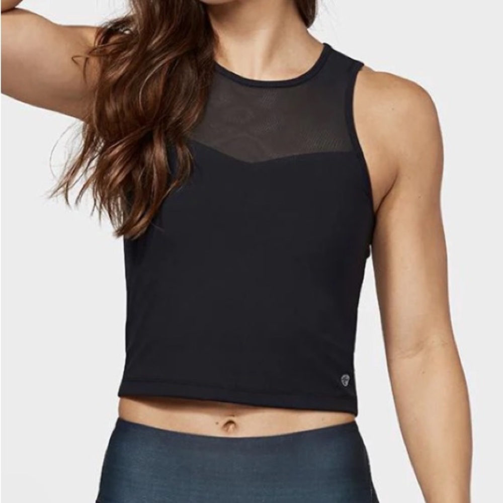 Manduka Solite Mesh Crop Top XS